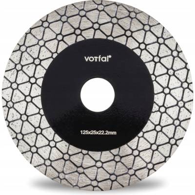 Diamantový kotouč Vorfal 125 mm na keramiku s otvorem 22,2 mm