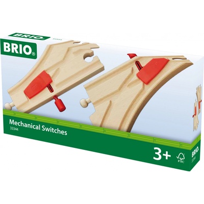 Brio 33344 Výhybky se zarážkou 1 pár