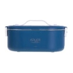 Adler Електрическа кутия за обяд Adler AD-4522, 800 ml, До 70°C, Стоманен съд за храна, 5L термо чанта - Син (AD-4522) - potrebno