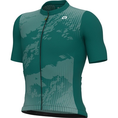 Alé Мъжка фланелка с къс ръкав за колоездене Alé Krakatoa Jersey Cycling jersey - Moss Green - размер 4XL (056-3420-0419)