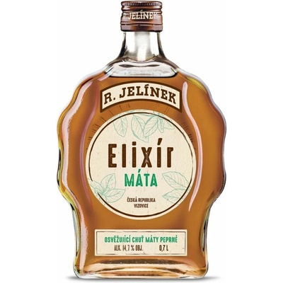 Elixír z mäty 14,7% 0,7 l (čistá fľaša)