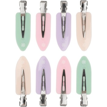 Brushworks No Crease Clips sponky do vlasov Pastel