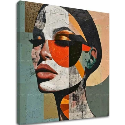Elegantný obraz ženy Harmónia tvarov - 60x60 cm