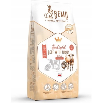 Bemo Delight Hovädzie mäso s moriakom M/L 15 kg