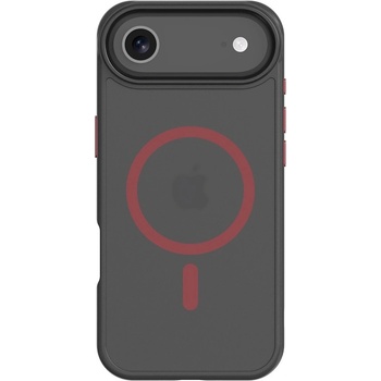 Tactical Хибриден удароустойчив кейс с MagSafe за iPhone 17 Air - Tactical MagForce Hyperstealth 2.0 Cover (черен-червен) (57983126610)