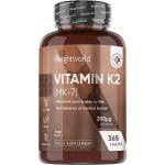 WeightWorld Кости и сърдечно-съдова система - Витамин К2 (MK-7), 200 g х 365 таблетки (127261 WW)