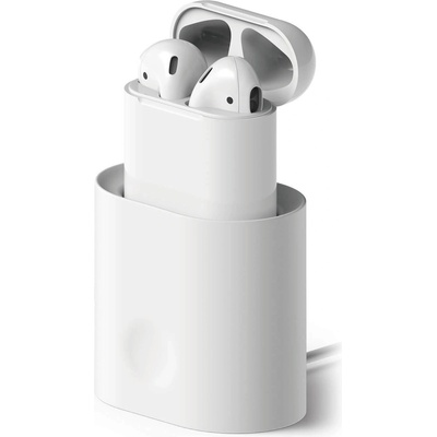 elago Док станция за зареждане на Apple Airpods - Elago Airpods Charging Station (бяла) (EST-AP-WH)