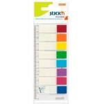 STICK'N Inserts index. samoprz. mix 8 col. neon with ruler