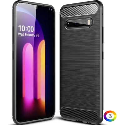 LG V60 Carbon Fiber Калъф и Протектор