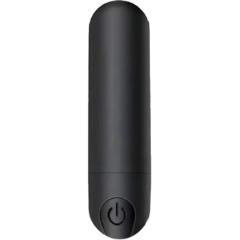 Вибриращ булет с презареждаща се батерия "vibe x black" 8 см