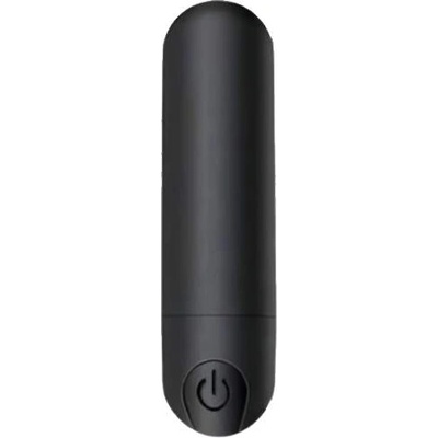 Вибриращ булет с презареждаща се батерия "vibe x black" 8 см