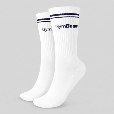 GymBeam Чорапи Crew White XL