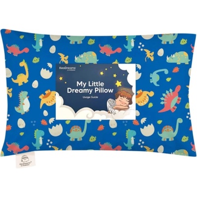 KeaBabies Детска Ергономична Възглавница 33х46см Сини Динозаври KeaBabies (KB-TDPL-DIW)