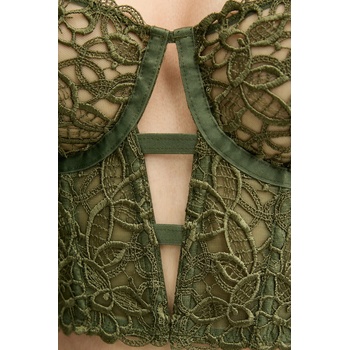 Scandale Сутиен Scandale в зелено от дантела с десен BUS007 (BUS007)