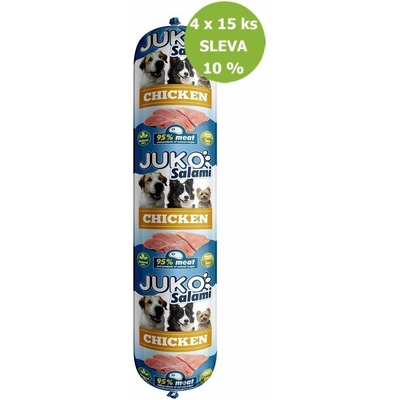 JUKO Salami Chicken kuracie 1 kg 4 x15 ks