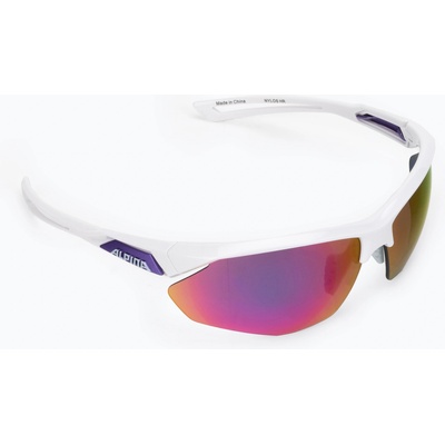 Очила за велосипеди Alpina Defey HR white/purple/purple mirror