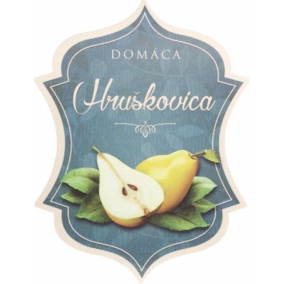 Fľaša na alkohol sklo 500ml, SLIVOVICA hranatá, uzáver na závit Kláštorná KLC