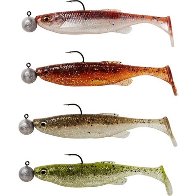 Savage Gear Gumová nástraha Fat Minnow T-Tail RTF Sinking Clearwater - 9cm / 7g + 7.5g #2/0