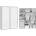 BRW Гардероб flex 180 / 45 / 218 см бял гланц (f57-szafa_zestaw_2-bi/bi-kpl01 / flex)