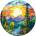 Art Puzzle - Puzzle Stained-Glass Alp - 570 piese