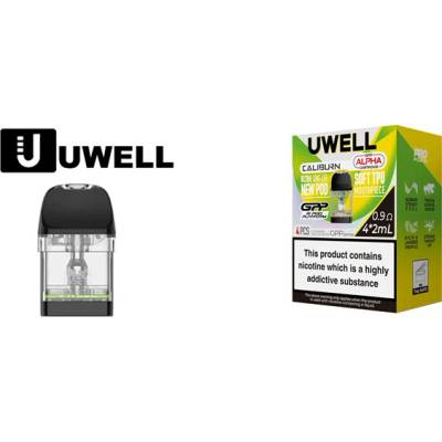 Uwell Caliburn GPP Pod cartridge 2 ml 0,6 ohm