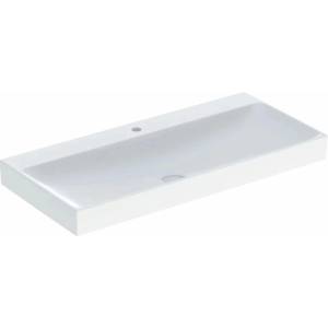 Geberit Мивка Geberit One 105 см, бяла, гланцирана, KeraTect, с отвор за смесител (505.020.01.4)