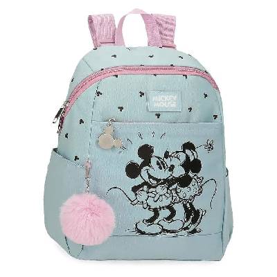 Юношеска раница Disney Casual Mickey Y Minnie Kisses Junior Backpack - Blue (Blue)