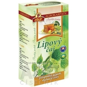 Agrokarpaty Lipový čaj čistý prírodný produkt 20 x 2 g