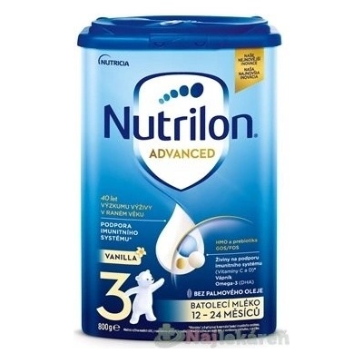 Nutrilon 3 Advanced Vanilla 800 g