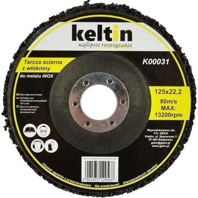 Keltin Brúsny kotúč na kov z netkanej textílie 125 mm K00031