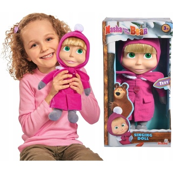 Simba Máša a medveď Máša 30 cm s melódiou