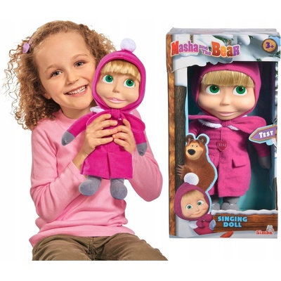 Simba Máša a medveď Máša 30 cm s melódiou