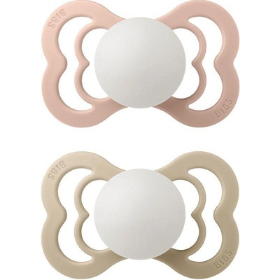 Bibs Couture anatomické cumlíky silikon 2ks Blush Nočný / Vanilla Nočný