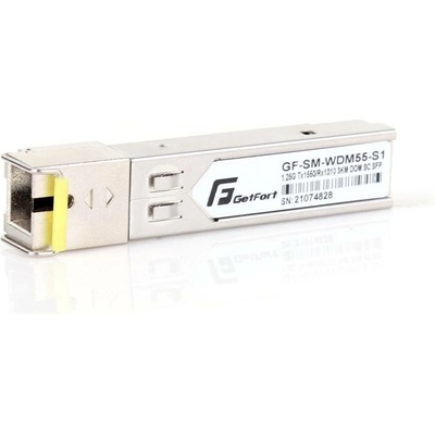 GETFORT WDM SFP 1,25Gbps 3KM SC SM, TX1550/RX1310