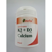 Naturica K2 + D3 Calcium 30 kapsúl