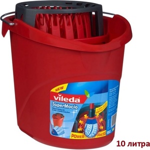  Овална кофа с цедка Vileda SuperMocio10 l (2707020-10946)