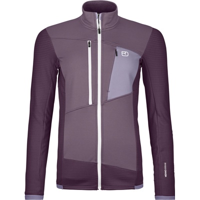 Ortovox Fleece Grid Jacket W fialová