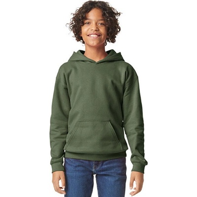 Gildan detská mikina GSF500K Military Green