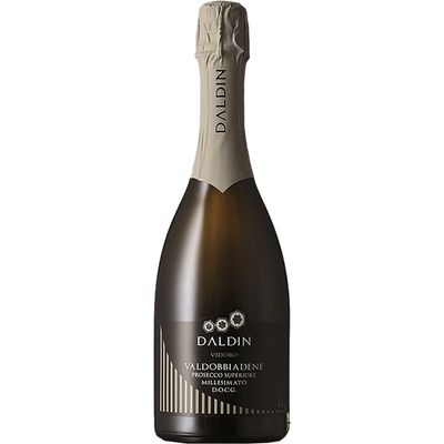Daldin Dry Vidoro Valdobbiadene Prosecco Superiore DOCG biele 11,5% 0,75 l (čistá fľaša)