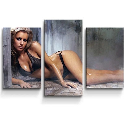 Sablio Obraz - 3-dílný Sexy žena - 75x50 cm