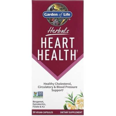 Garden of Life Herbals Heart Health | with Bergamot & K2 [30 капсули]