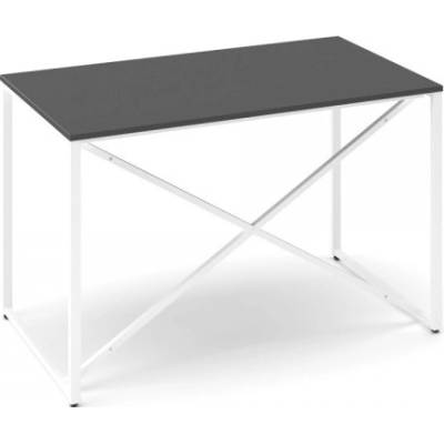 Lenza Psací stůl ProX 118 x 67 cm černý grafit/bílý