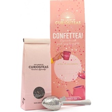 The Cabinet of CURIOSITEAS Organický černý čaj s rozpustnými konfetami Confettea Pink 75 g