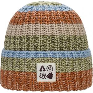 P. A. C P. A. C. Зимна шапка (beanie) P. A. C. Melsta Wool Beanie - Rust / Sage - размер One Size (904-7021-0311)