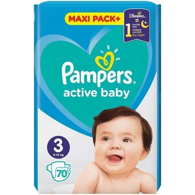 Pampers Active baby 3 70 ks