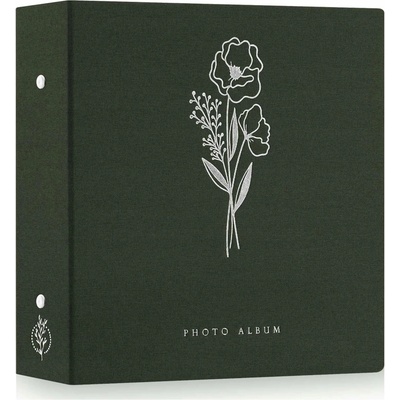 Fotoalbum s kapsami zelený na 1000 fotografií 10x15 cm