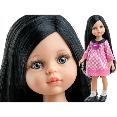 Paola Reina Las Amigas Wednesday Addams with braids Dot Dress