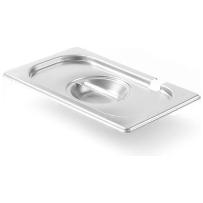 Pokrievka pre nádoby GN Kitchen Line s výrezom na naberačku, HENDI, Kitchen Line, GN 1/4, 265x162mm