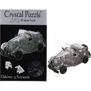 HCM Kinzel 3D Crystal puzzle veterán šedý 53 ks