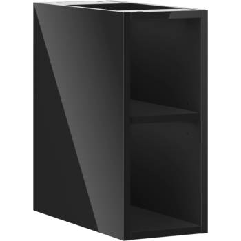 Mexen Box-A отворен шкаф с рафт 20 см, черен гланц - 91AX2-0200-470-0-70 (91AX2-0200-470-0-70)